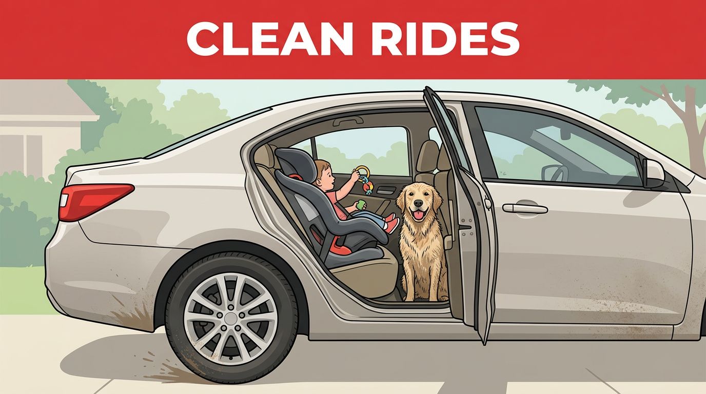 Car Wash Frequency for Families With Kids and Pets