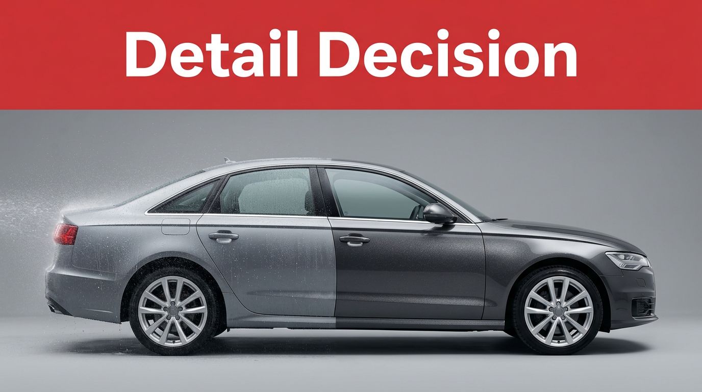 Exterior Wash vs Full Detailing: Which Does Your Car Need?