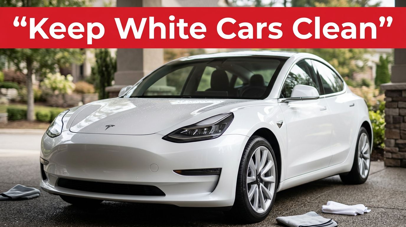 How to Keep a White Car Clean Longer