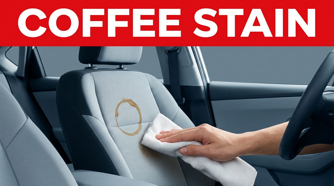 How to Remove Coffee Stains From Car Seats