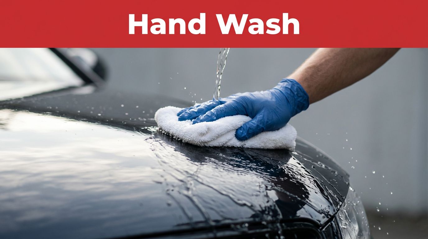 Why Hand Washing Protects Delicate Car Paint