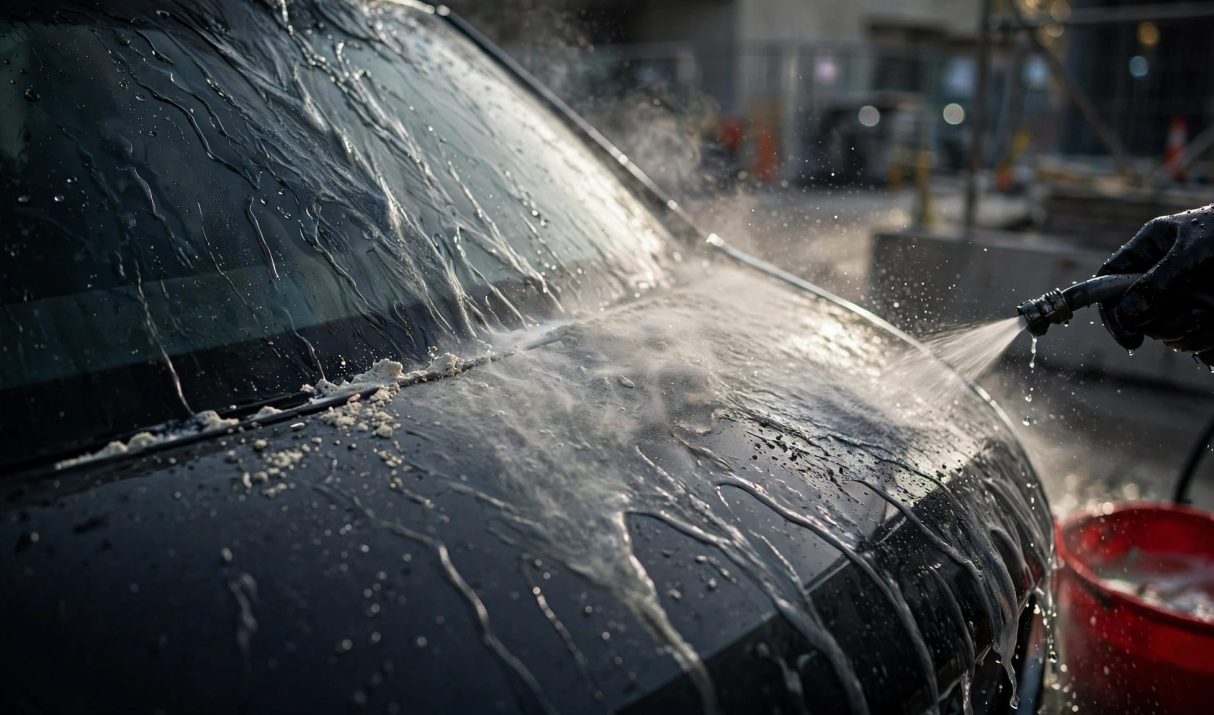 How to Remove Cement Dust From a Car After Construction Work